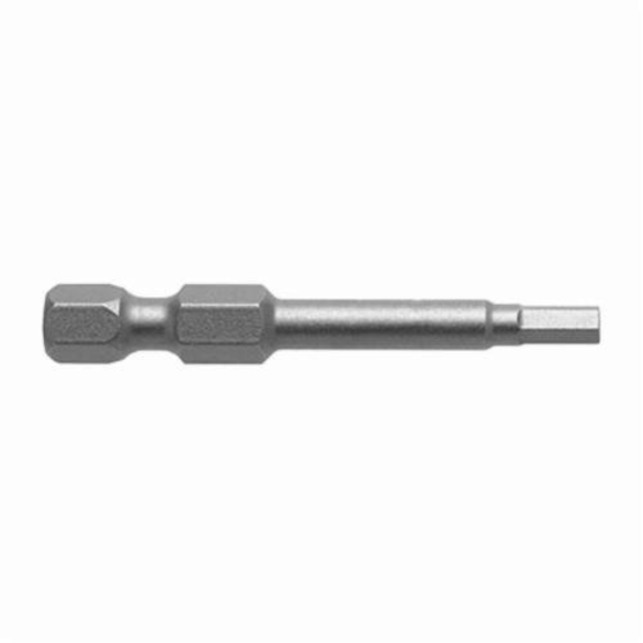 Apex AM-3MM-4 Socket Head Power Drive Bit, Metric, 3 mm Hex Point, 4 in OAL, Hex Shank, Tool Steel