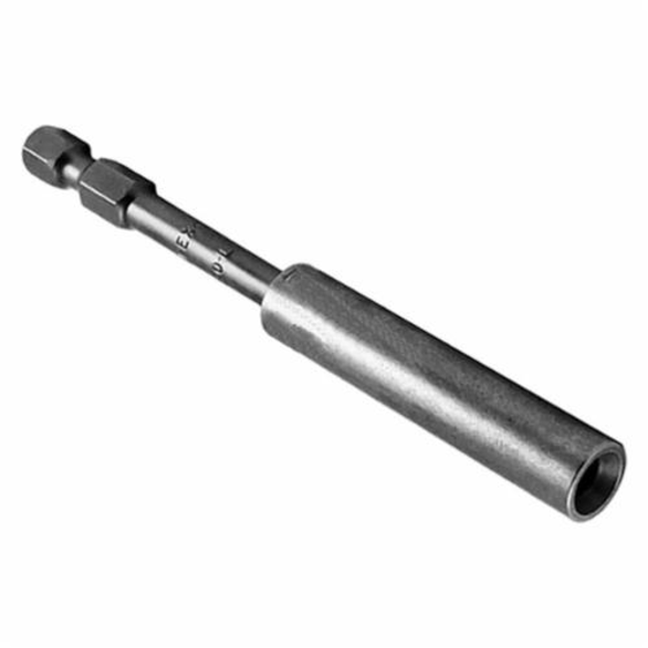 Apex L-320X Power Drive Bit With Finder Sleeves, Imperial, 5F-6R Slotted Point, 3-3/4 in OAL, Hex Shank, Tool Steel