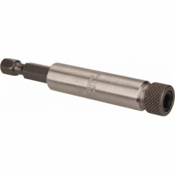 Apex M-490-OR Magnetic Bit Holder With O-Ring Retainer, 1/4 in Hex Drive, Tool Steel, 1/4 in