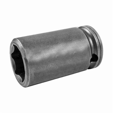 Apex MX-1112 Magnetic, Standard Length Drive Socket, Imperial, 3/8 in 6 Point Socket, 1/4 in Female Square Drive