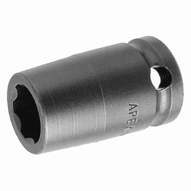 Apex SF-11MM15 Standard Length Drive Socket, Metric, 11 mm 6 Point Socket, 1/2 in Female Square Drive