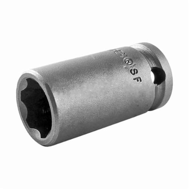 Apex SF-13MM43 Standard Length Drive Socket, Metric, 13 mm 6 Point Socket, 3/8 in Female Square Drive