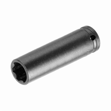 Apex SF-15MM55 Long Length Drive Socket, Metric, 15 mm 6 Point Socket, 1/2 in Female Square Drive