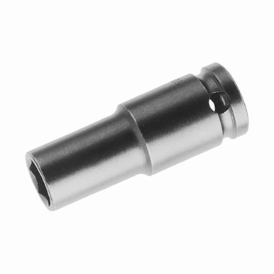 Apex SF-19MM45 Standard Length Drive Socket, Metric, 19 mm 6 Point Socket, 1/2 in Female Square Drive