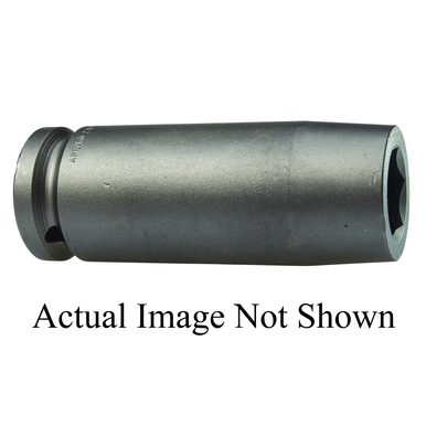 Apex SF-36MM37 Extra Long Length Metric Impact Socket, 36 mm Socket, 3/4 in Drive, 101.6 mm OAL