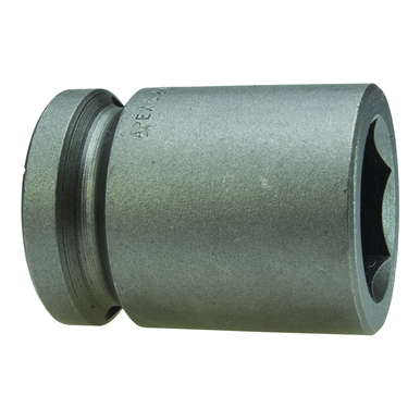 Apex VGSF-19-15MM Metric Standard/Long Length Impact Socket, 15 mm Socket, 3/4 in Drive, 51 mm OAL