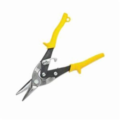 Wiss Metalmaster M3R Compound Action Aviation Snip, 18 ga Cutting, 1-1/2 in Length of Cut, 9-3/4 in L, Contoured Vinyl Grip