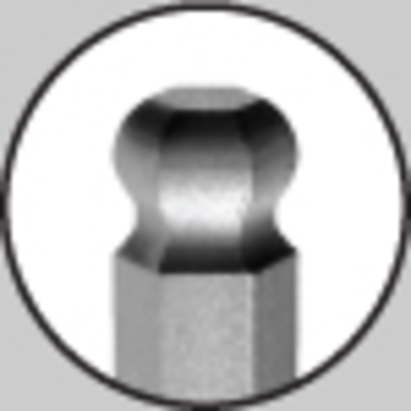 Bondhus 10936 10PC Ball L-Wrench Set Long Length