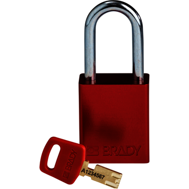Image for BRADY ALU-RED-38ST-KD