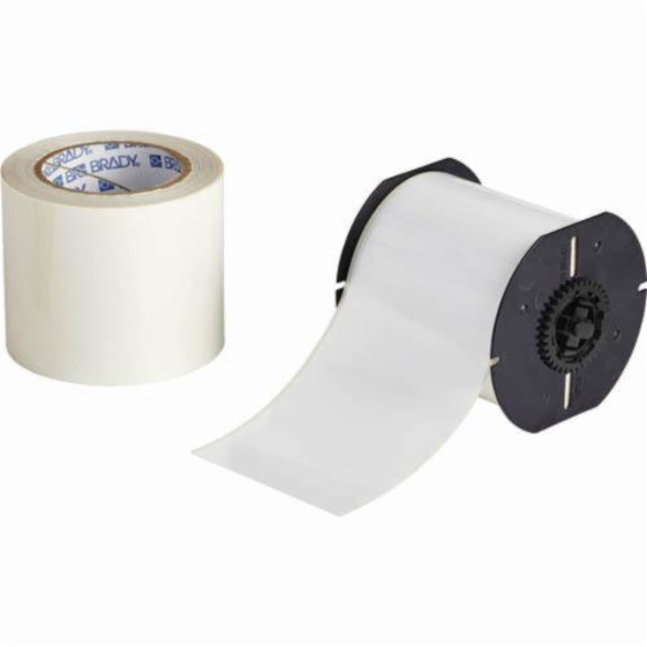Brady® ToughStripe® B30C-4000-483WT-KT Thermal Transfer Printable Floor Marking Tape, 4 in W x 100 ft L, White