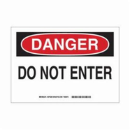 Brady Prinzing SP428D Rectangle Safety Sign, 7 in H x 10 in W, Black ...
