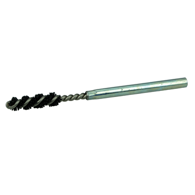 Burr-Rx Bore-Rx 22602 Power Tube Brush, 6 mm Dia x 1 in L, 3-1/2 in OAL, 0.026 in Dia Filament/Wire, Nylon/Ceramic Fill