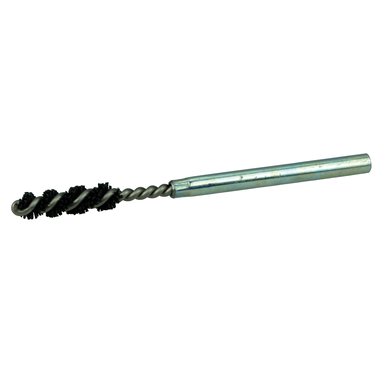 Burr-Rx Bore-Rx 22603 Power Tube Brush, 7 mm Dia x 1 in L, 3-1/2 in OAL, 0.026 in Dia Filament/Wire, Nylon/Ceramic Fill