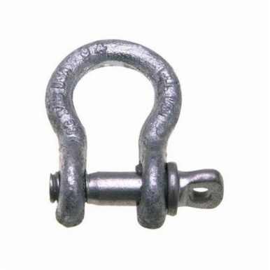 Campbell by Apex 5410835 Anchor Shackle, 2 ton Load, 1/2 in, 5/8 in Screw Pin, 13/16 in Opening, Galvanized