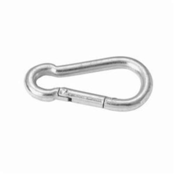 Campbell T7645066V Spring Snap Link, 3.92 in L, 0.61 in Eye ID, 0.38 in, 280 lb, Carbon Steel