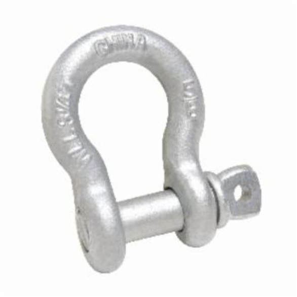 Campbell T9640635 Industrial Grade Anchor Shackle, 1 ton Load, 3/8 in, 0.43 in Screw Pin, 0.67 in Opening