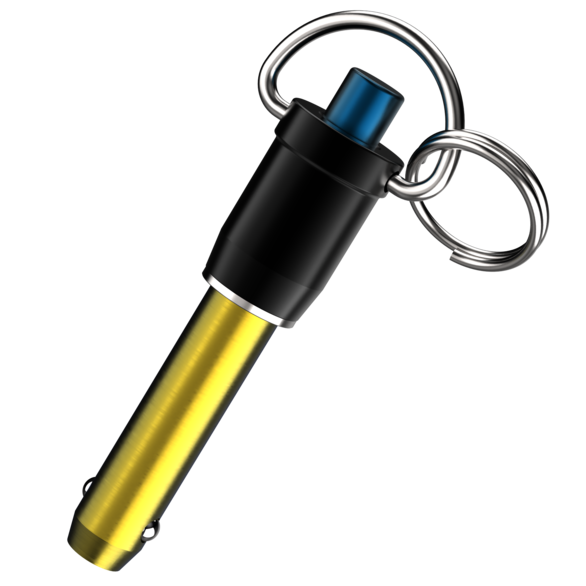 CARLAN 3BLPR6.00S, Ring, 4130 Steel, 3/16 in, Ball Lock Pin