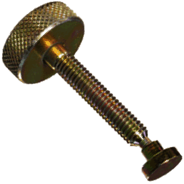 CARLAN CL-44-SHS-S, 1/2 in, 1-1/4 in, Large Foot, Swivel Head Screw