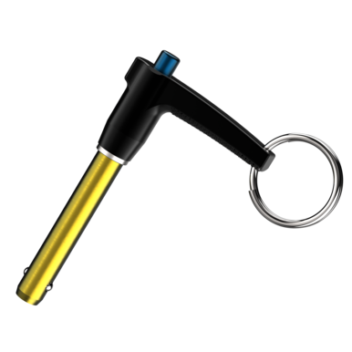 CARLAN CL-8-BLPL-1.25-S, 17-4PH Stainless Steel, Type L, 1/2 in, Ball Lock Pin