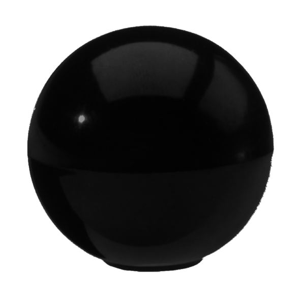 CARLAN CLM-652-PB, M10, 1.5 mm, Phenolic Plastic, Ball Knob