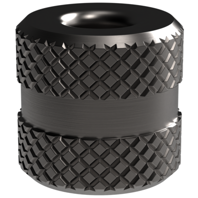 CARLAN DG-26-6-.2500, 3/8 in, 13/32 in, 0.25 in, Diamond Groove Bushing