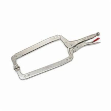 Crescent C18CCSN Compound Action Locking C-Clamp With Swivel Pads, Nickel Plated