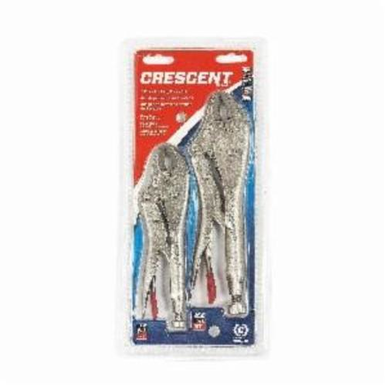 Crescent CLP2SETN Compound Action Locking Plier Set, 2 Pieces, Red