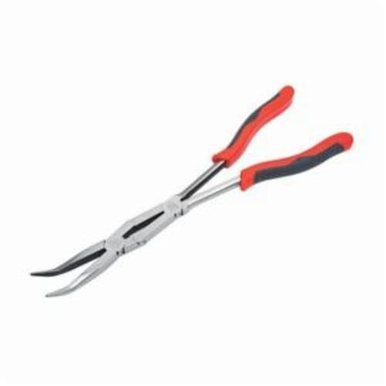 Crescent X2 PSX201C Compound Action Long Nose Plier, 4 in, 2-1/2 in L Alloy Steel Bent Jaw