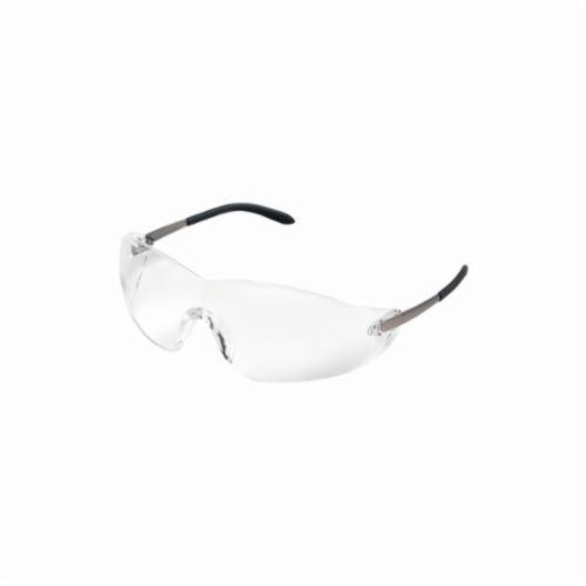Crews S2110AF Blackjack® Plus Safety Glasses, Duramass® Anti-Fog Clear Lens, Frameless Chrome Plated Metal Frame, Polycarbonate Lens, Specifications Met: ANSI Z87+, AS/NZS 1337.1