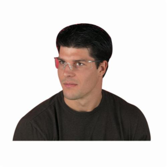 Crews T4110AF Rubicon Premium Single Lens Safety Glasses, Duramass® Anti-Fog Clear Lens, Frameless Polycarbonate Frame, Polycarbonate Lens, Specifications Met: ANSI Z87.1, CE EN 166