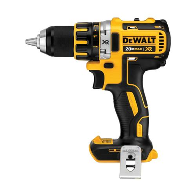 DeWALT® DCD790B XR™ Brushless Compact Lightweight Cordless Drill/Driver, 1/2 in Metal Ratcheting Chuck, 360 in-lb Torque, 20 VDC, Integrated/Lithium-Ion Battery, Tool Only