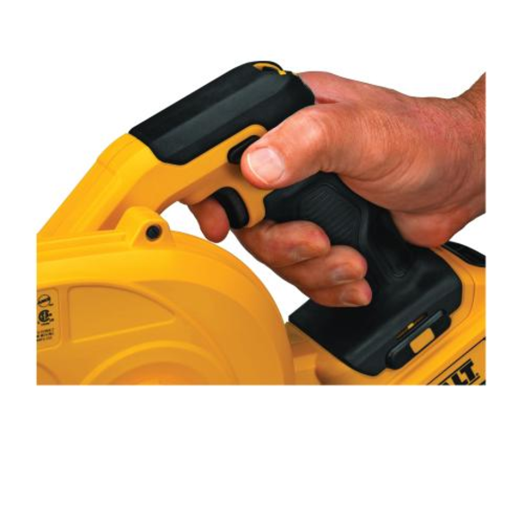 DeWALT® 20V MAX* DCE100B Compact Jobsite Cordless Blower, 100 cfm Air Flow, 135 mph Air Velocity, 20 V Lithium-Ion Battery