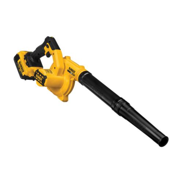 DeWALT® 20V MAX* DCE100M1 Compact Jobsite Cordless Blower Kit, 100 cfm Air Flow, 135 mph Air Velocity, 20 V 4 Ah Lithium-Ion Battery