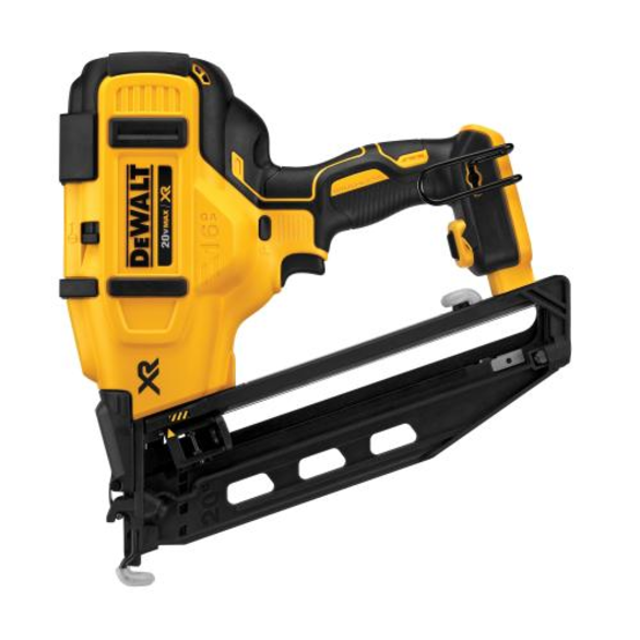 DeWALT® 20V MAX* DCN660B XR™ Brushless Cordless Finish Nailer, 1-1/4 to 2-1/2 in Fastener, 110 Nails Magazine, 11.7 in OAL, Battery