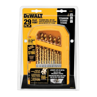 DeWALT® DW1369 Drill Bit Set