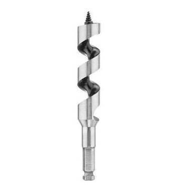 DeWALT® DW1684 Long Power Ship Auger Bit, 13/16 in Dia, 17 in OAL, 12 in L Hollow Center Flute, 7/16 in Shank