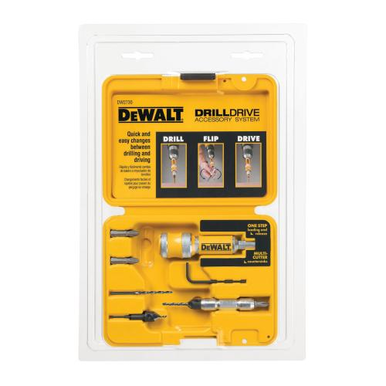 DeWALT® DW2730 Drill Drive Set, 8 Pieces, Steel, Black Oxide