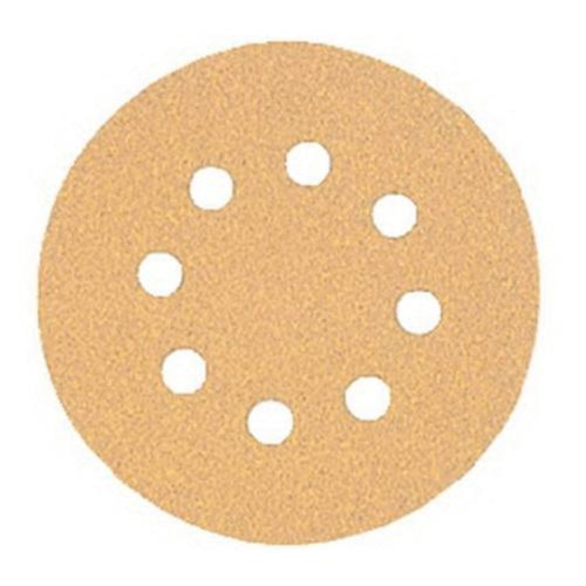 DeWALT® DW4301 Coated Abrasive Hook and Loop Disc, 5 in Dia, 80 Grit, Medium Grade, Aluminum Oxide Abrasive, Paper Backing