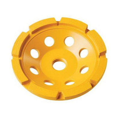 DeWALT® XP™ DW4772 Double Row Cup Grinding Wheel, 4 in Dia x 1 in THK, Diamond Matrix Abrasive