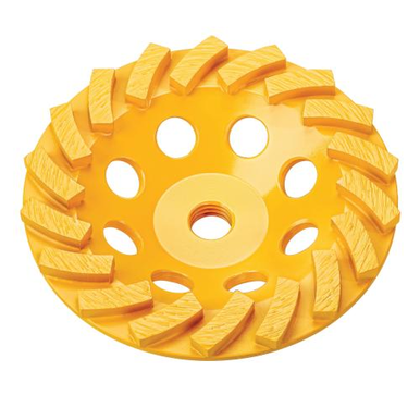 DeWALT® XP™ DW4773T Turbo Cup Wheel, 7 in Dia x 1-1/2 in THK, Diamond Abrasive