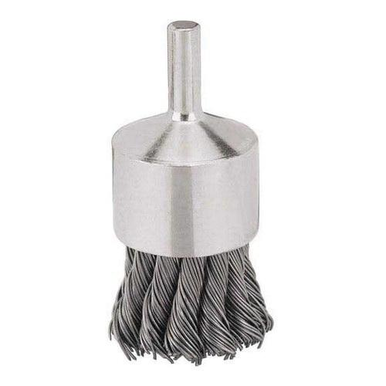 DeWALT® HP™ DW4901 Wire End Brush, 1 in, Crimped, 0.014 in, Carbon Steel Fill, 1 in L Trim