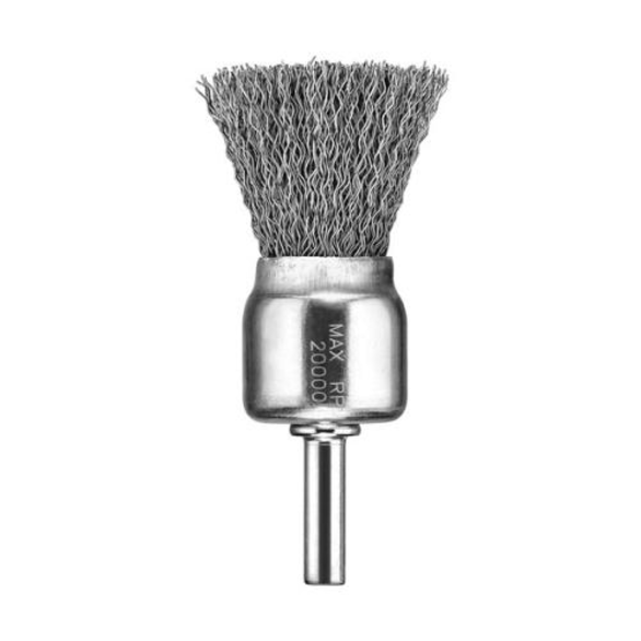 DeWALT® HP™ DW4902B Wire End Brush, 1 in, Knot, 0.02 in, Carbon Steel Fill, 1 in L Trim
