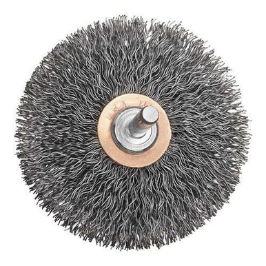 DeWALT® HP™ DW4903 Wheel Brush, 3 in Dia Brush, 1/2 in W Face, 0.014 in Dia Crimped Filament/Wire