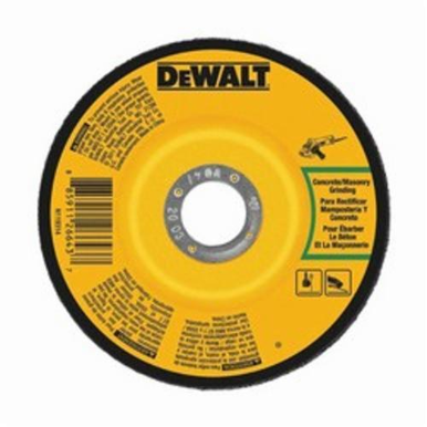 DeWALT® DWA4500C Depressed Center Wheel, 4 in Dia x 1/4 in THK, 5/8 in Center Hole, C24R Grit, Silicon Carbide Abrasive