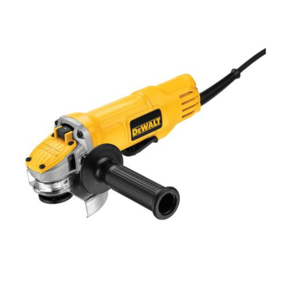 DeWALT® DWE4120N Small Angle Grinder, 4-1/2 in Dia Wheel, 5/8-11 Arbor/Shank, 120 VAC, For Wheel: Quick-Change™, Yellow, No, Non-Locking Paddle Switch
