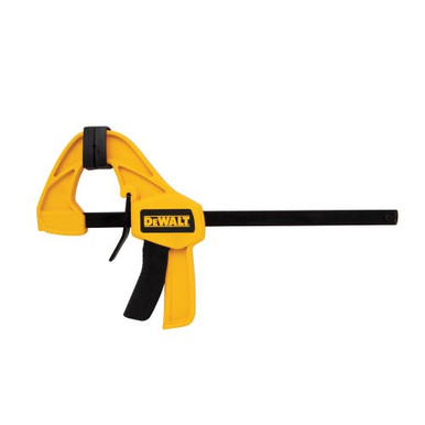 DeWALT® DWHT83158 1-Handed Medium Trigger Clamp, 12 in Clamping, 3 in D Throat, Steel Bar