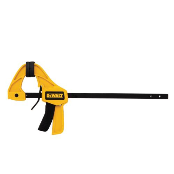 DeWALT® DWHT83149 1-Handed Medium Trigger Clamp, 6 in Clamping, 3 in D Throat, Steel Bar