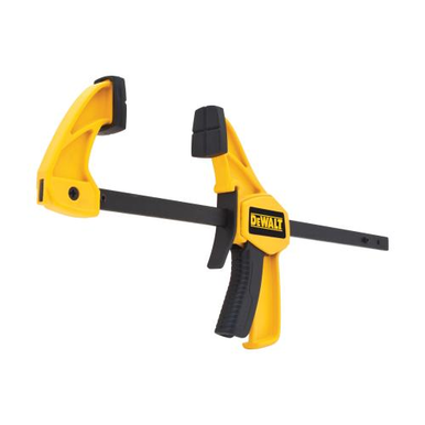 DeWALT® DWHT83191 1-Handed Small Trigger Clamp, 4-1/2 in Clamping, 1-1/2 in D Throat, Steel Bar