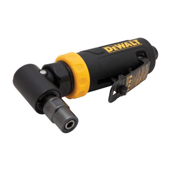 DeWALT® DWMT70782L Angled Air Die Grinder, 1/4 in Collet, 3 cfm Air Flow, 90 psi, 20000 rpm Speed