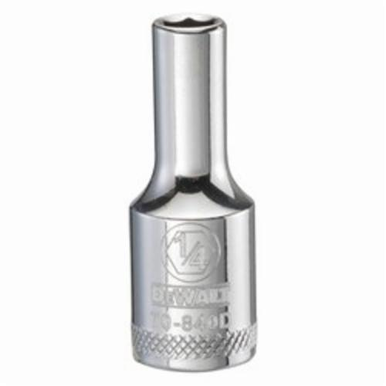 DeWALT® DWMT70840OSP Deep Length Socket, 3/8 in Hex Drive, 1/4 in